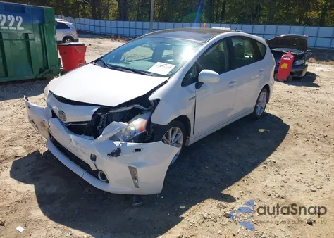 2012 Toyota Prius V Five from USA, damaged, VIN JTDZN3EU5C3063961